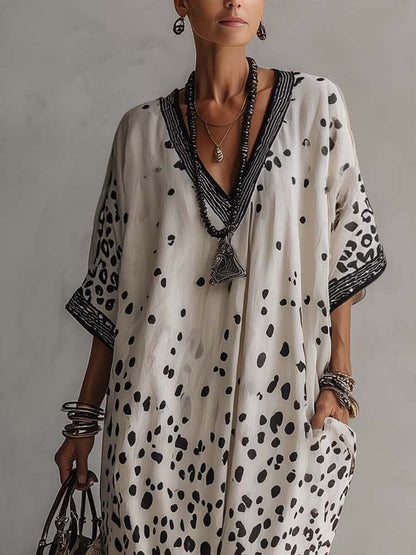 Alexia - Abito Fluido Animal Print