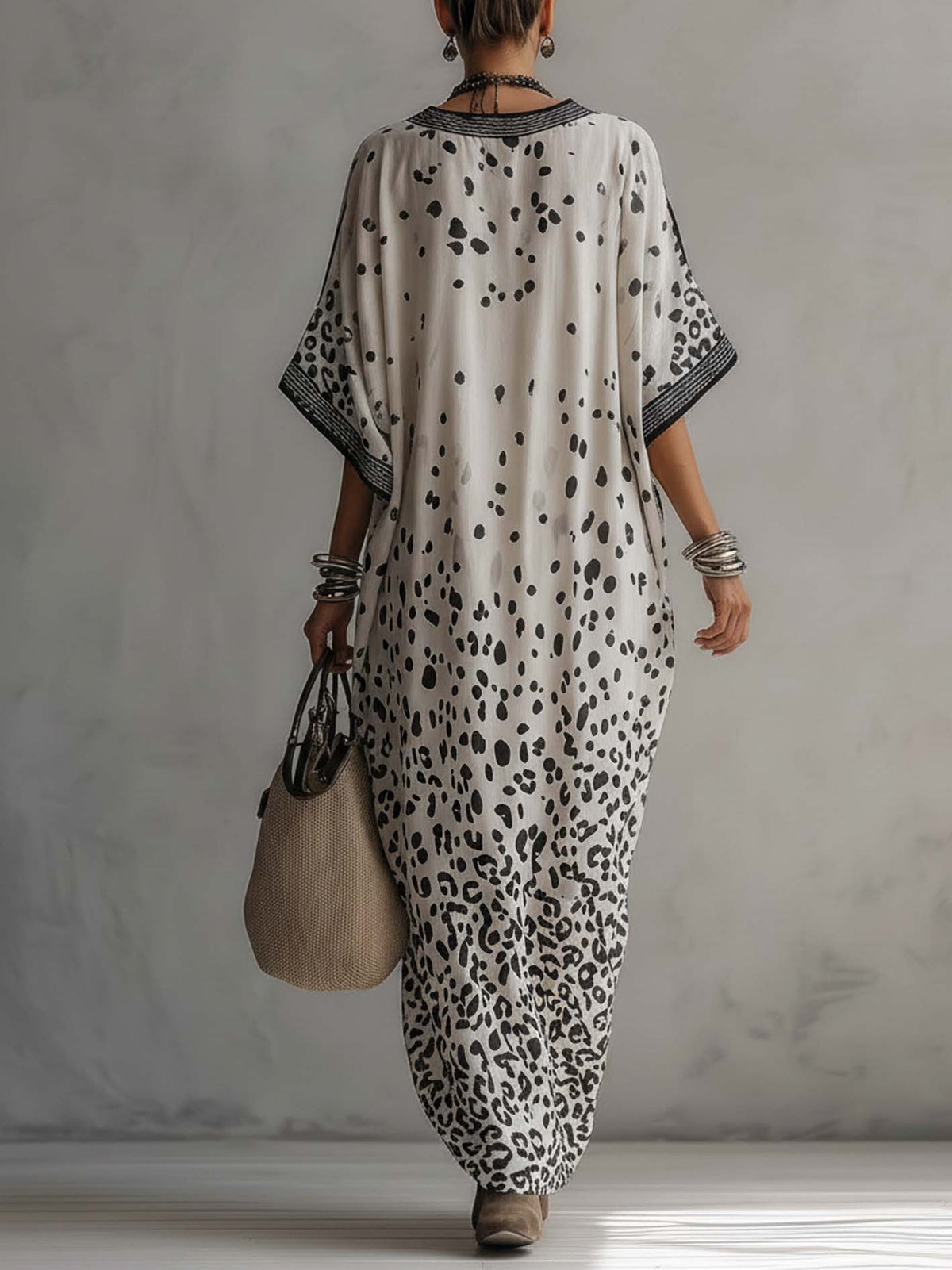 Alexia - Abito Fluido Animal Print