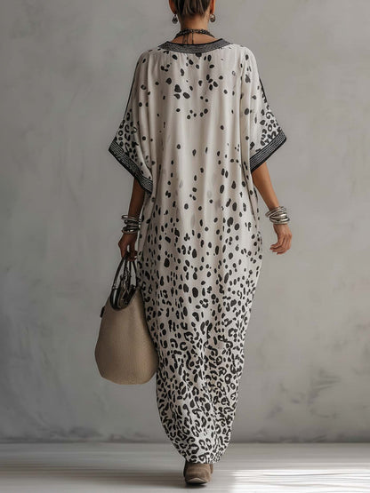 Alexia - Abito Fluido Animal Print