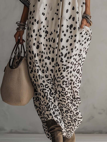 Alexia - Abito Fluido Animal Print