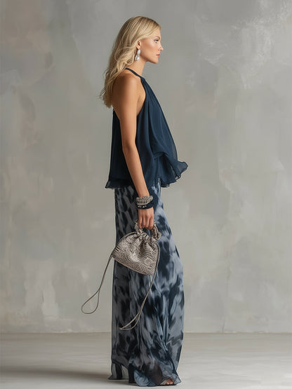 Cataleya - Outfit Spalle Scoperte e Pantalone Fluido
