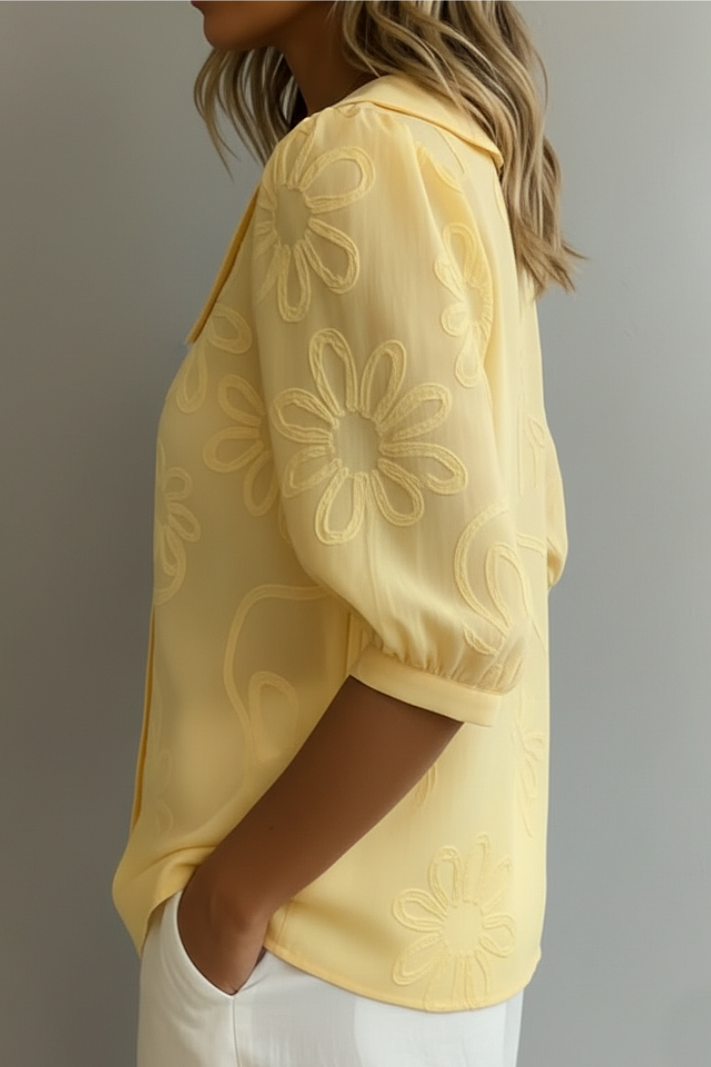 Aurelia - Blusa Elegante a Cascata Fluida