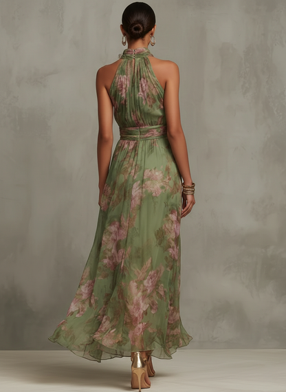 Aria - Abito Maxi Botanico di Eleganza Naturale
