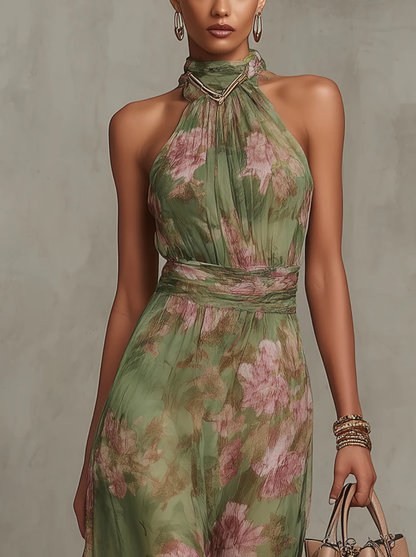 Aria - Abito Maxi Botanico di Eleganza Naturale