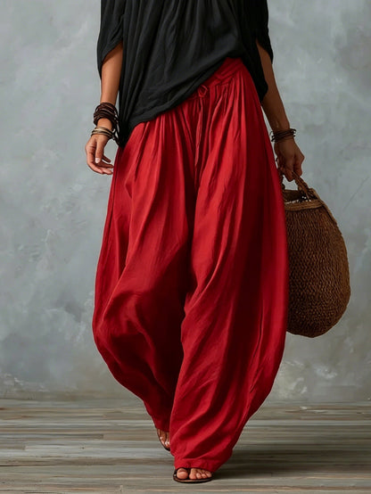 Luna - Outfit Spalle Scoperte e Pantalone Fluido