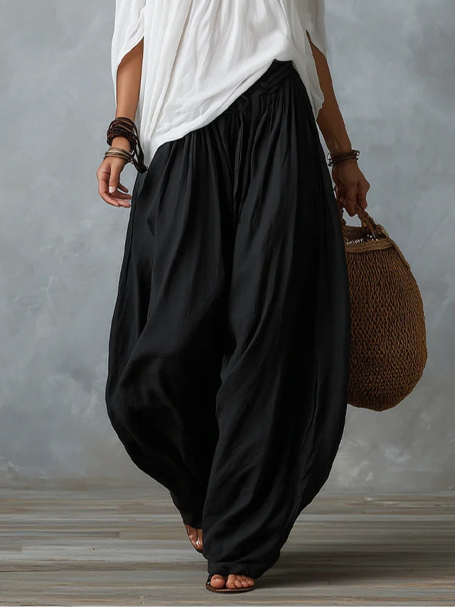 Luna - Outfit Spalle Scoperte e Pantalone Fluido