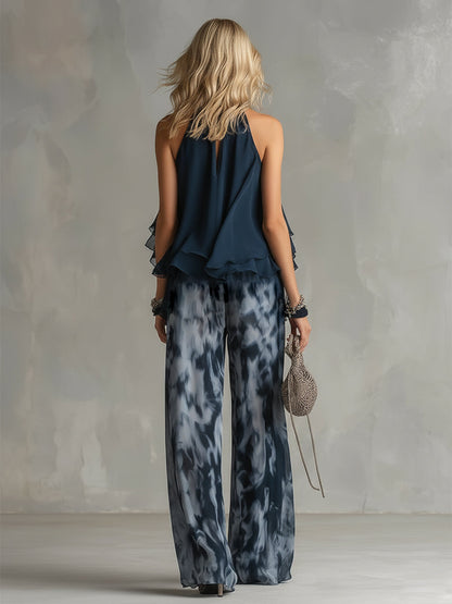 Cataleya - Outfit Spalle Scoperte e Pantalone Fluido