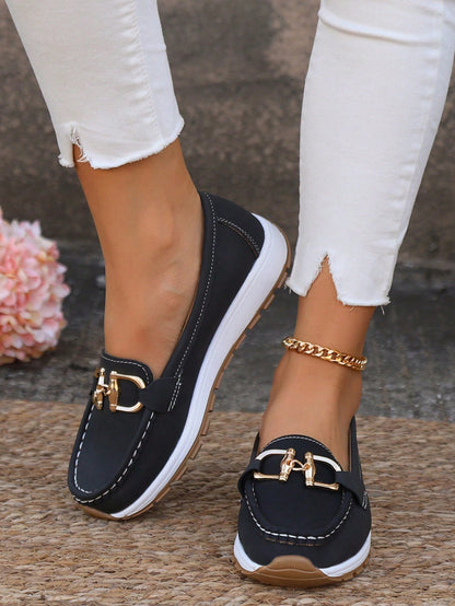 Daniela | Mocassini con plateau e fibbia