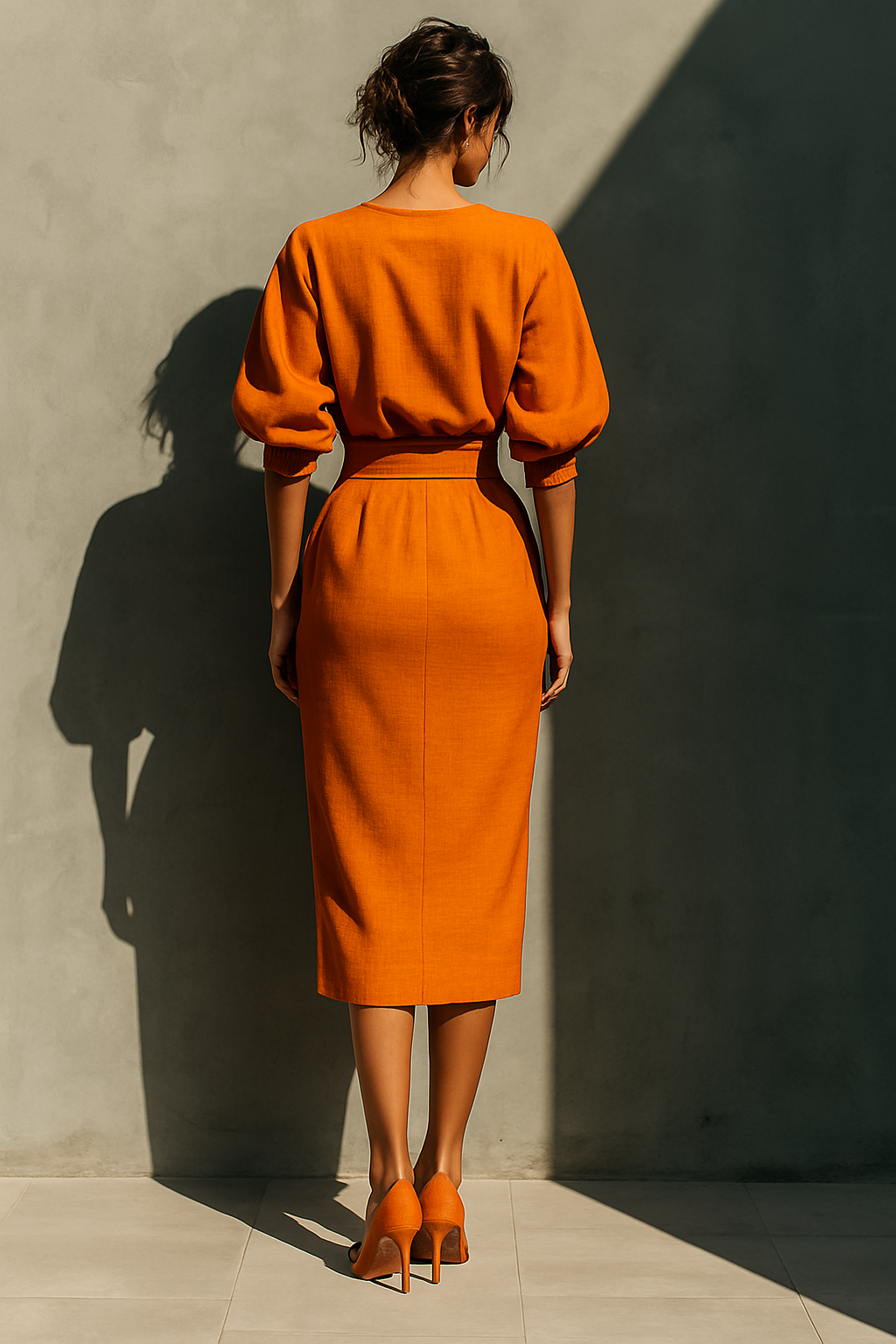 Cassandra - Abito Arancio Soleil