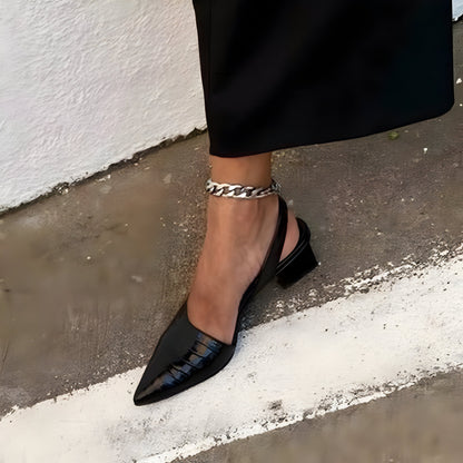 Graziella | Scarpe con tacco e punta larga