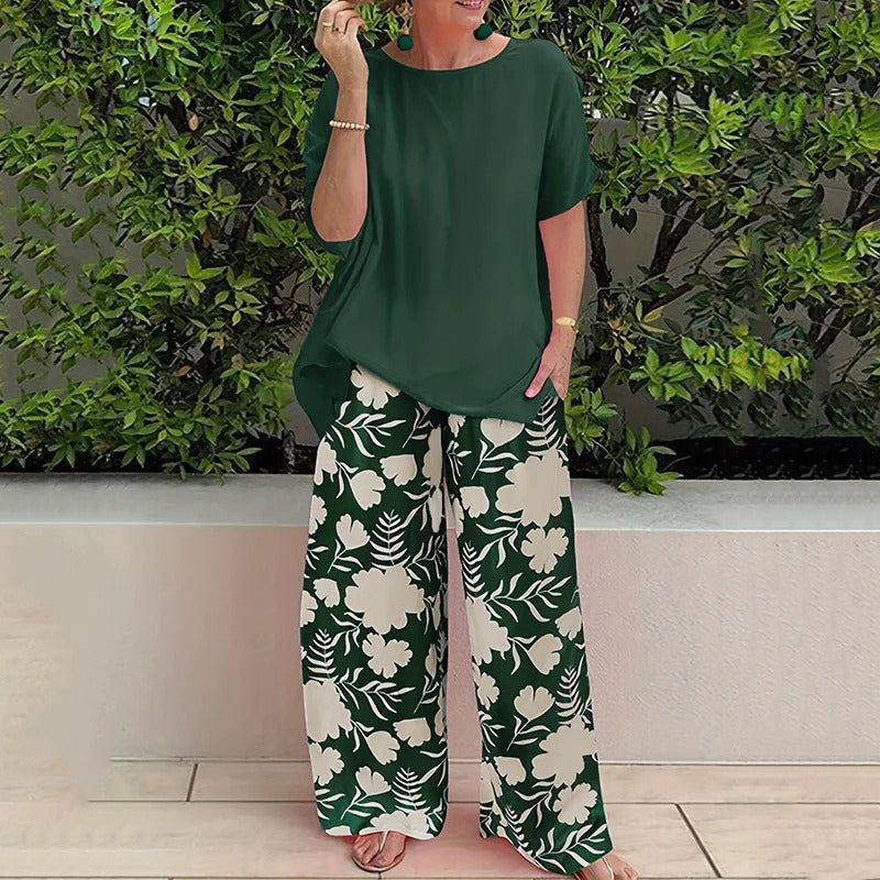 Maelira - Outfit Floreale Due Pezzi per l'Estate