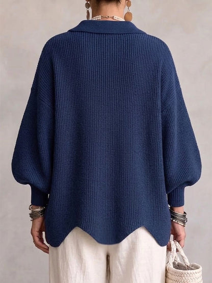 Eulalie - Cardigan Oversize Bottoni Dorati